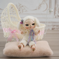 Posable Porcelain Puppy Doll Ball-Jointed Doll (BJD) 10 Inch